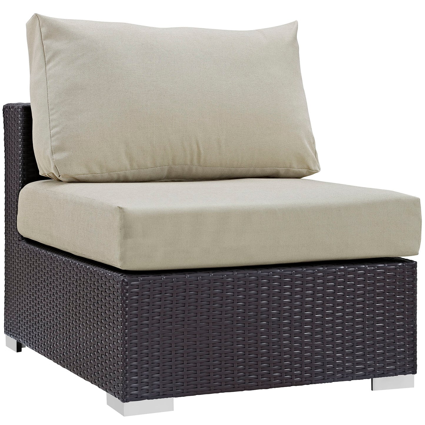 Modway Convene Outdoor Patio Armless - EEI-1910 | Outdoor Chairs | Modishstore - 7