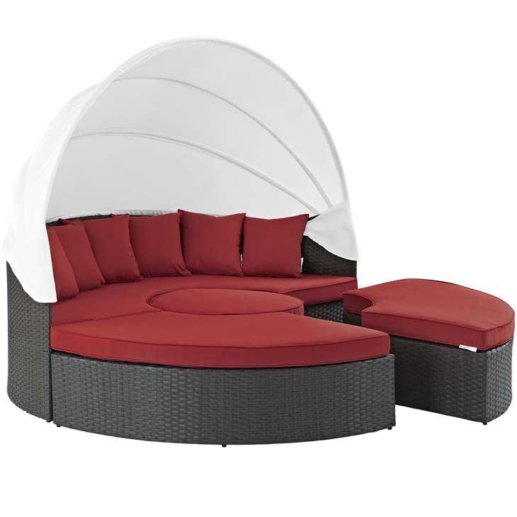 Modway Sojourn Outdoor Patio Sunbrella Daybed - EEI-1986 | Outdoor Patio Daybed | Modishstore - 27