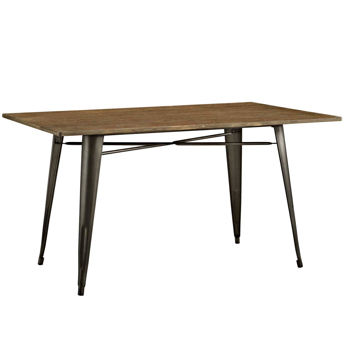 Modway Alacrity 59" Rectangle Wood Dining Table - Brown - EEI-2034 | Dining Tables | Modishstore - 4