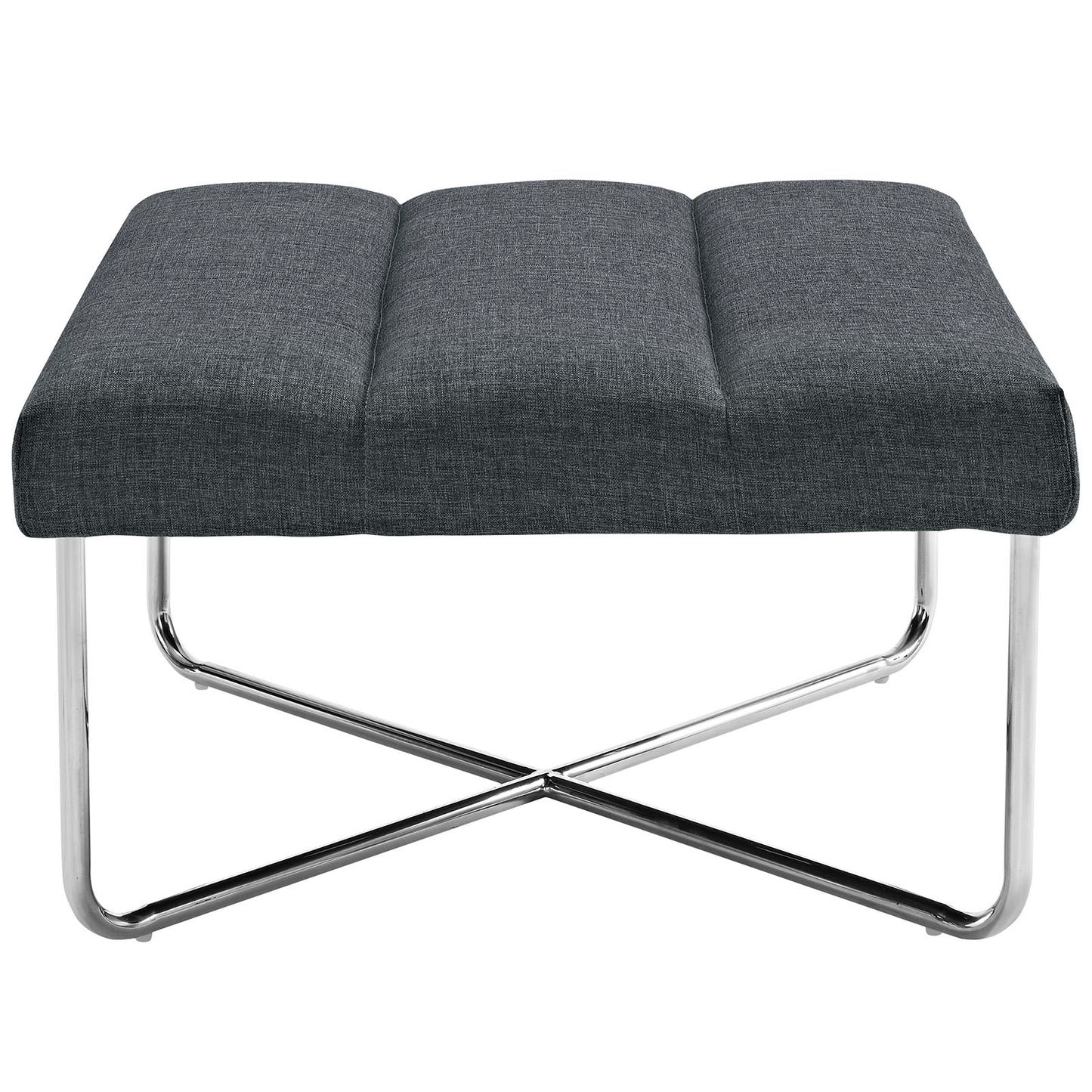 Modway Reach Upholstered Ottoman - Gray - EEI-2083 | Ottomans | Modishstore - 4