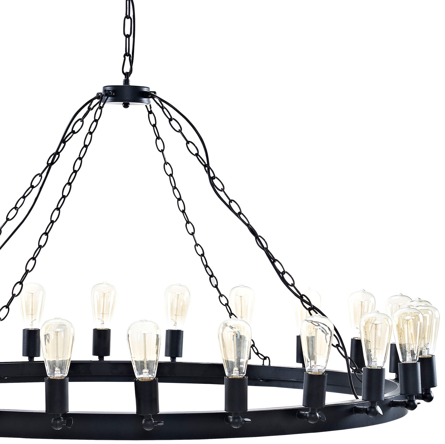 Modway Teleport 52" Chandelier - Brown - EEI-2118 | Chandeliers | Modishstore - 4