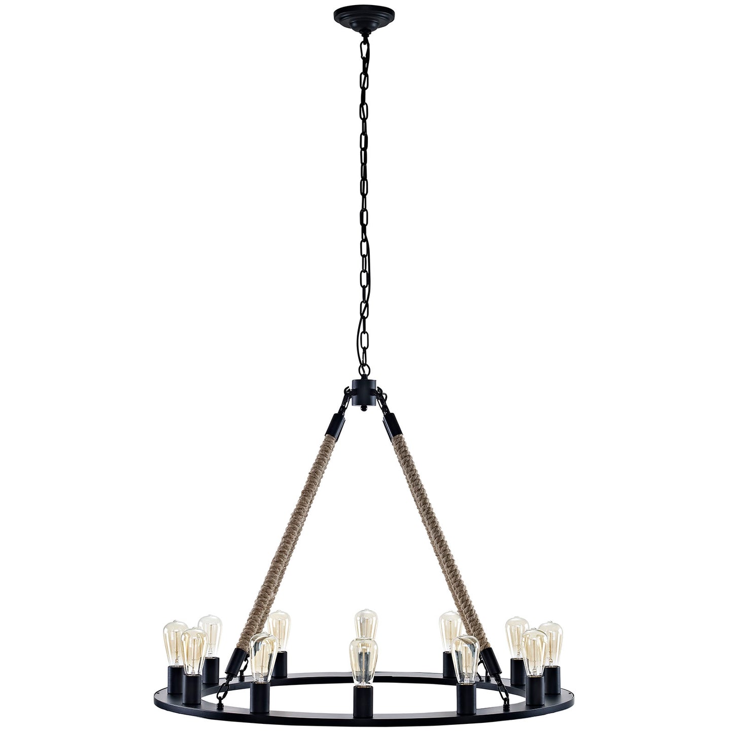 Modway Encircle Chandelier - Brown - EEI-2154 | Chandeliers | Modishstore - 4