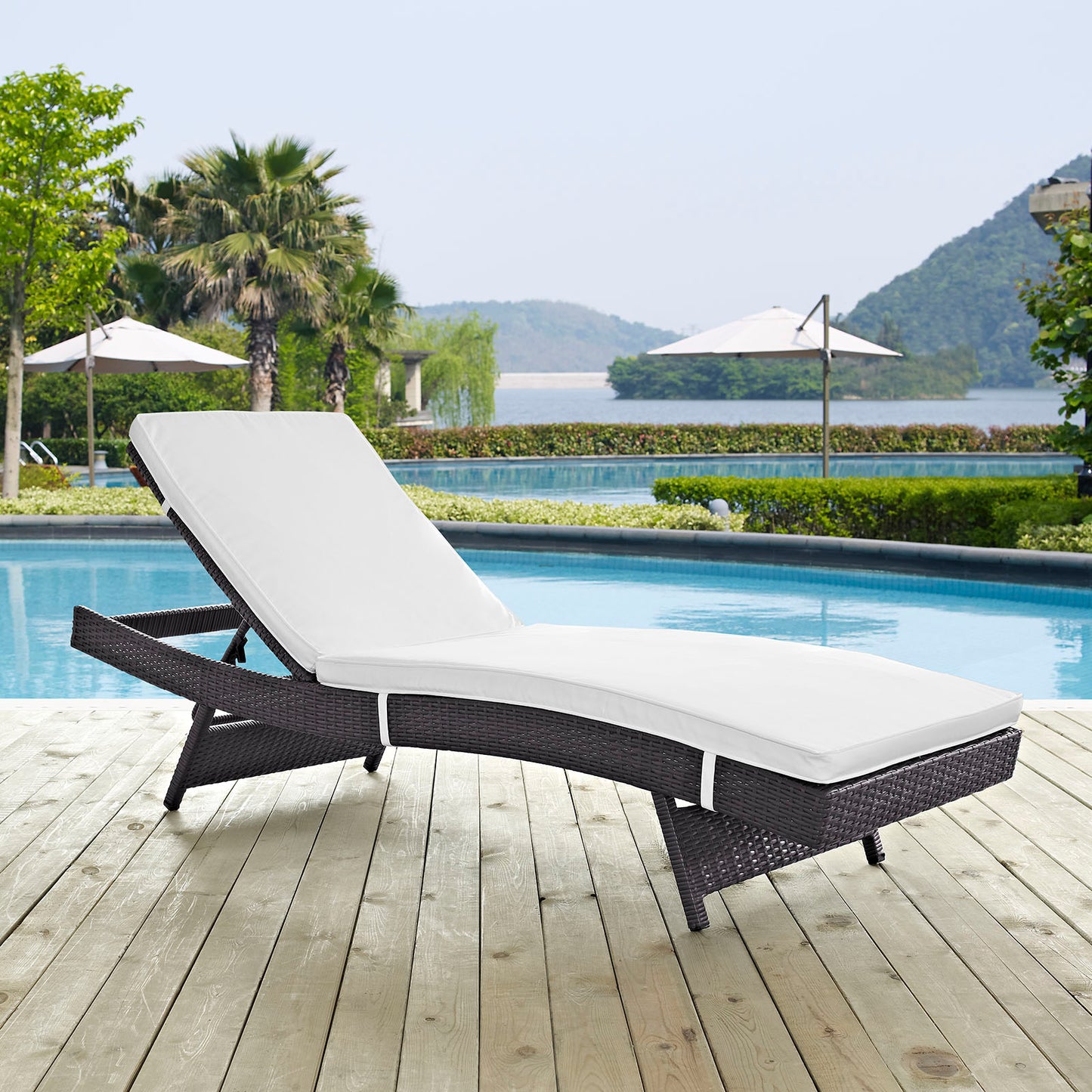 Modway Convene Outdoor Patio Chaise - EEI-2179 | Outdoor Chaise Lounges | Modishstore - 24