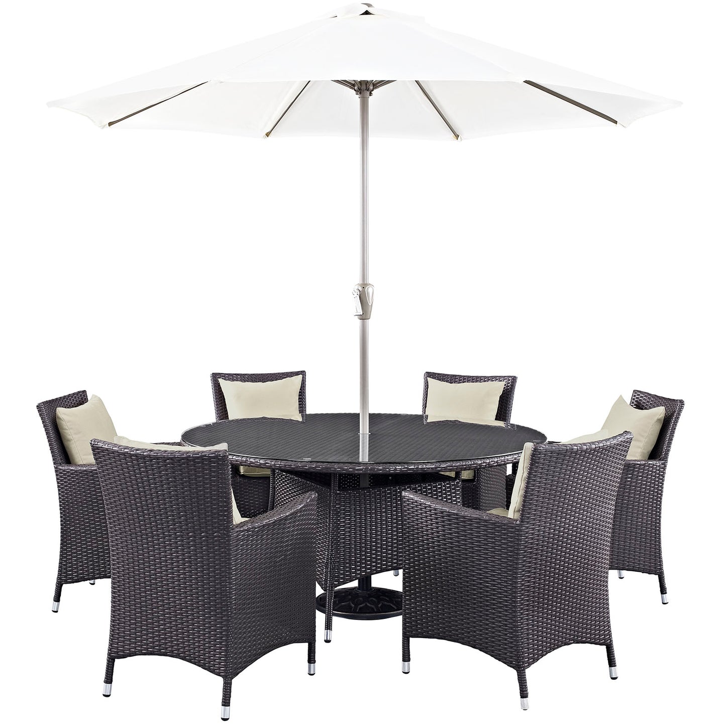 Modway Convene 8 Piece Outdoor Patio Dining Set - EEI-2194 | Outdoor Dining Sets | Modishstore - 7