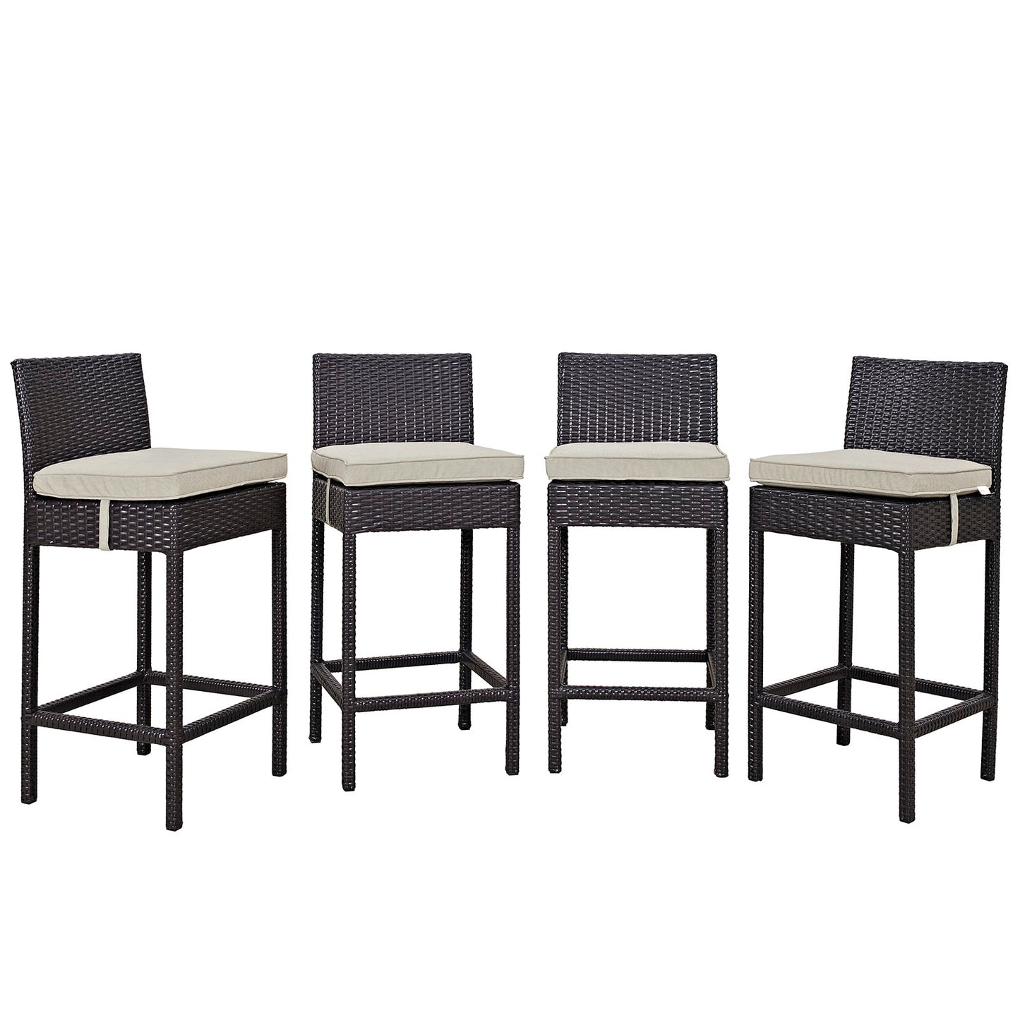 Modway Convene 4 Piece Outdoor Patio Pub Set - EEI-2218 | Bar Stools | Modishstore - 7