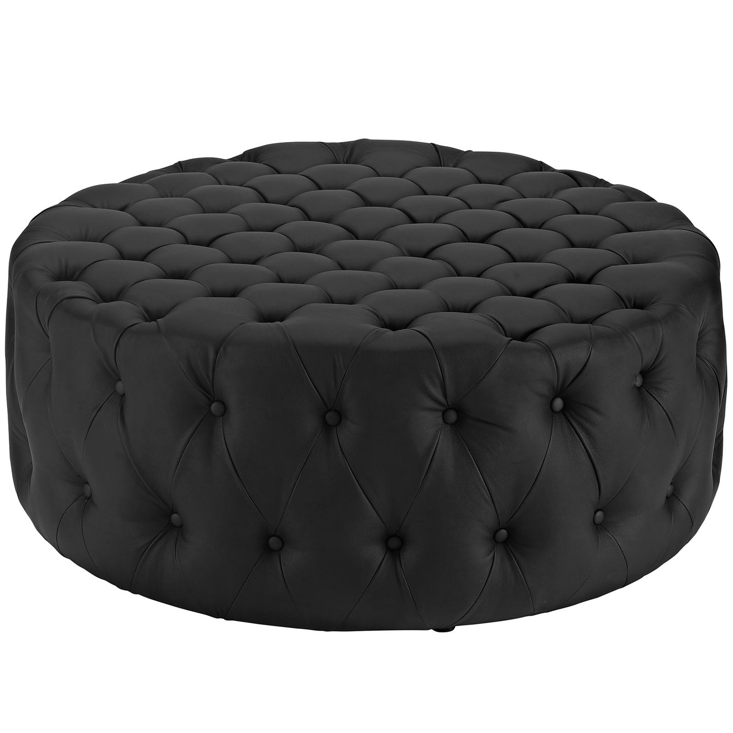 Modway Amour Upholstered Vinyl Ottoman - EEI-2224 | Ottomans | Modishstore - 2
