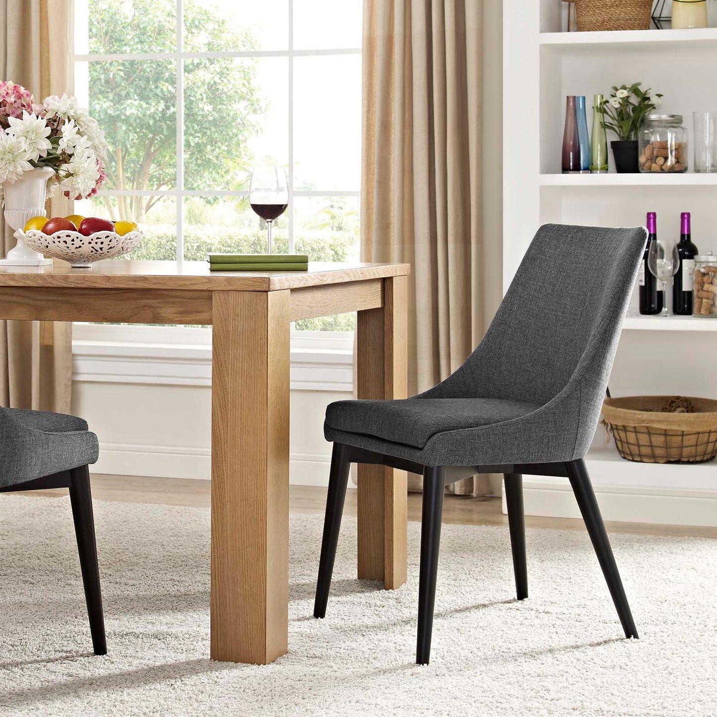 Modway Viscount Fabric Dining Chair | Dining Chairs | Modishstore-8
