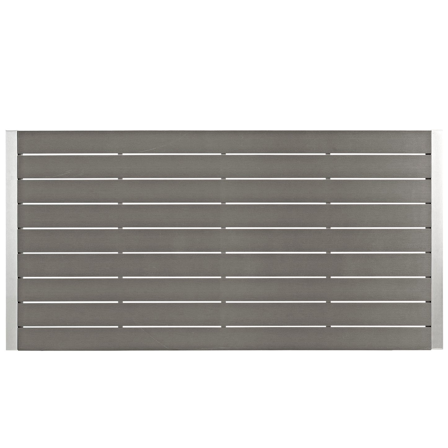 Modway Shore Outdoor Patio Aluminum Dining Table - Silver Gray - EEI-2251 | Dining Tables | Modishstore - 4