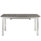Modway Shore Outdoor Patio Wood Dining Table - Silver Gray | Dining Tables | Modishstore-7