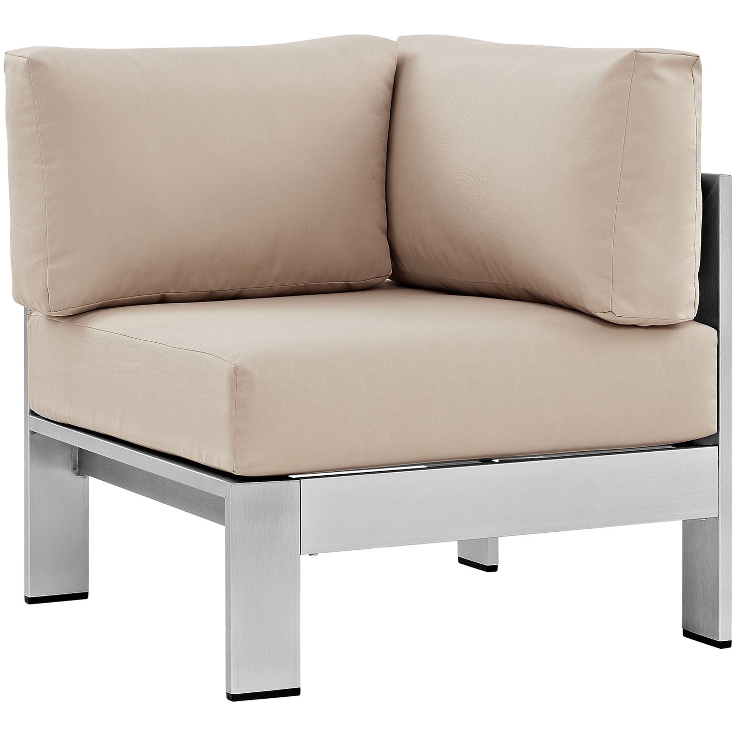 Modway Shore Outdoor Patio Aluminum Corner Sofa - EEI-2264 | Outdoor Sofas, Loveseats & Sectionals | Modishstore - 4