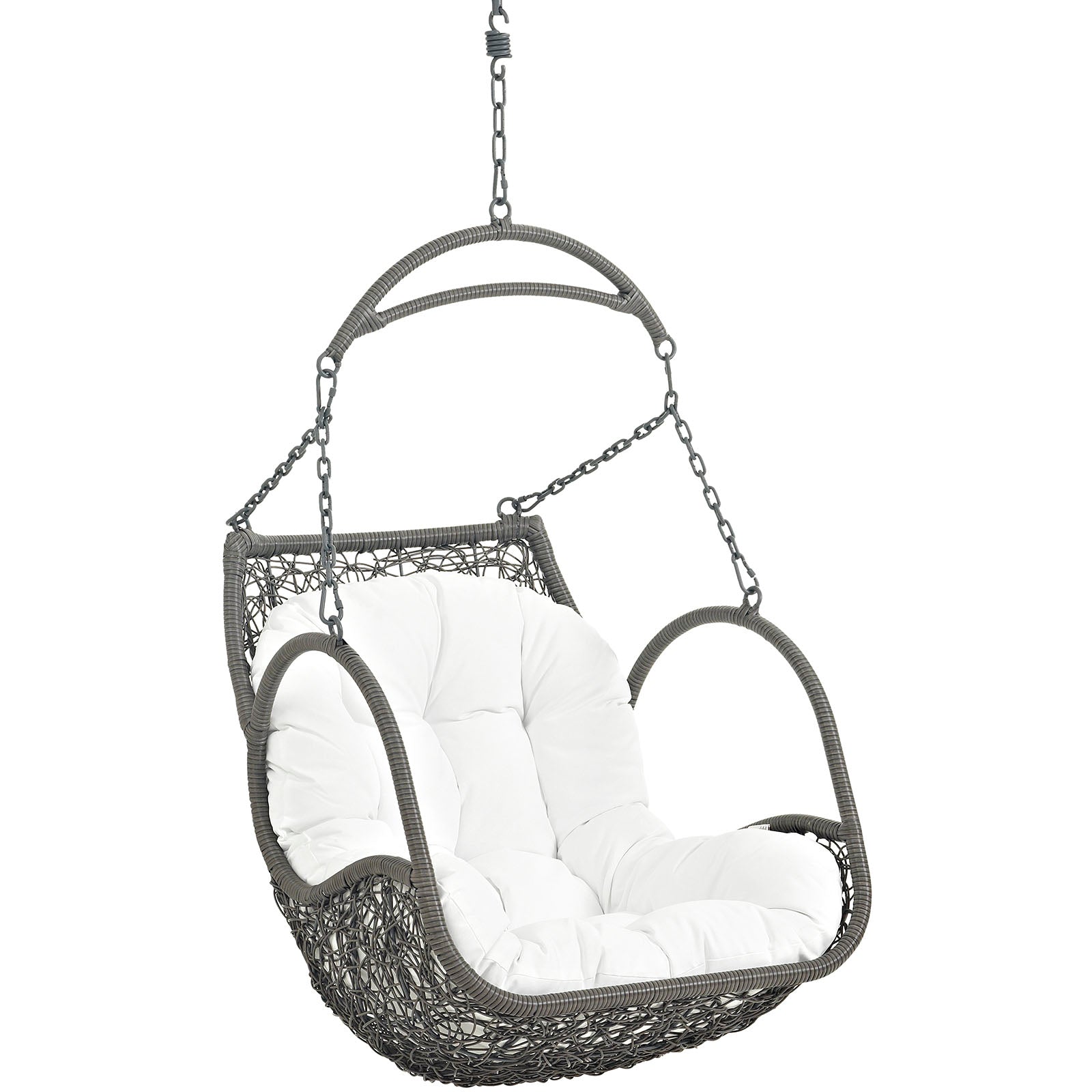 Modway Arbor Outdoor Patio Wood Swing Chair | Outdoor Porch Swings | Modishstore-12