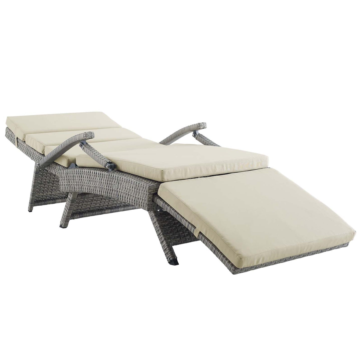Modway Envisage Chaise Outdoor Patio Wicker Rattan Lounge Chair - EEI-2301 | Outdoor Chaise Lounges | Modishstore - 61