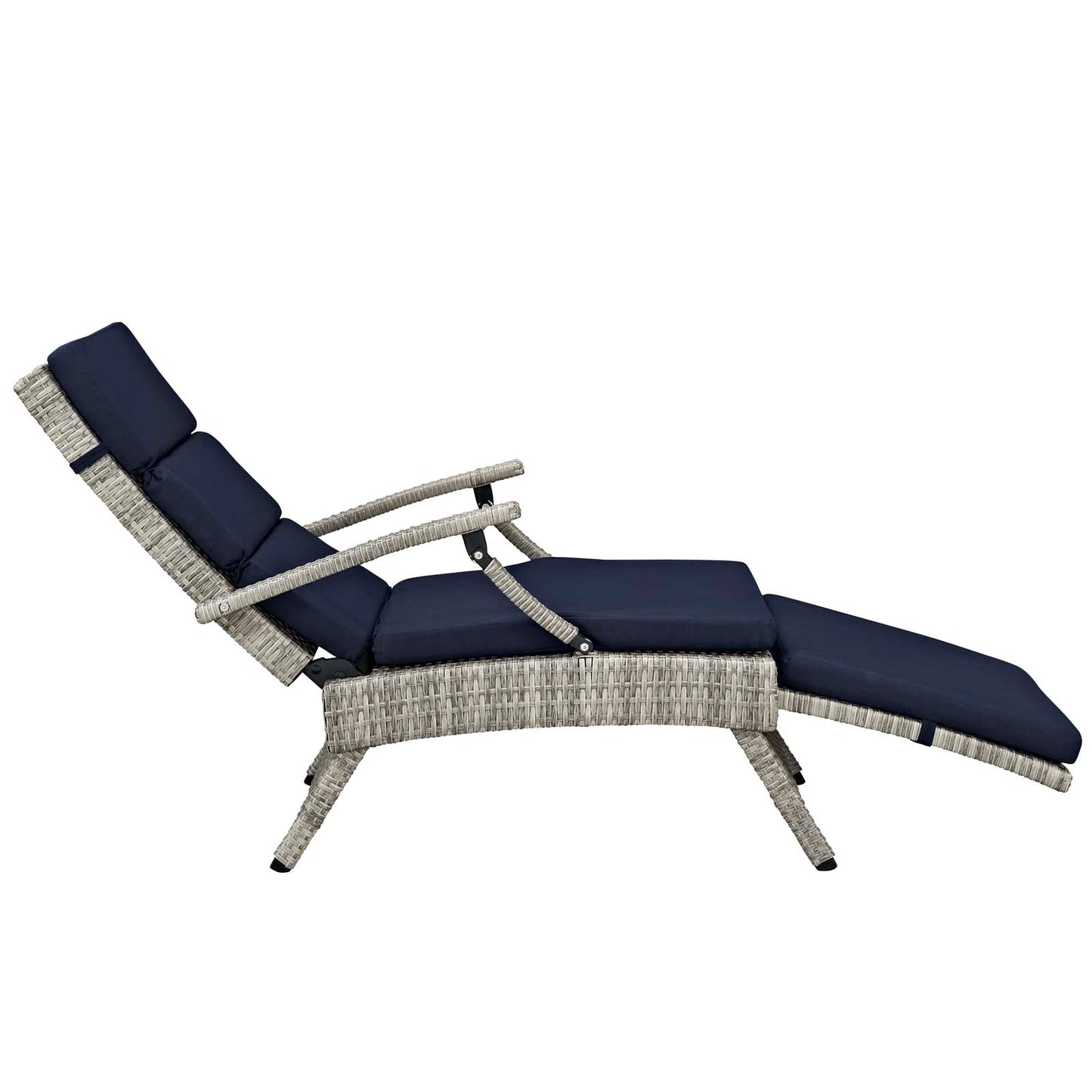 Modway Envisage Chaise Outdoor Patio Wicker Rattan Lounge Chair | Lounge Chairs | Modishstore-29