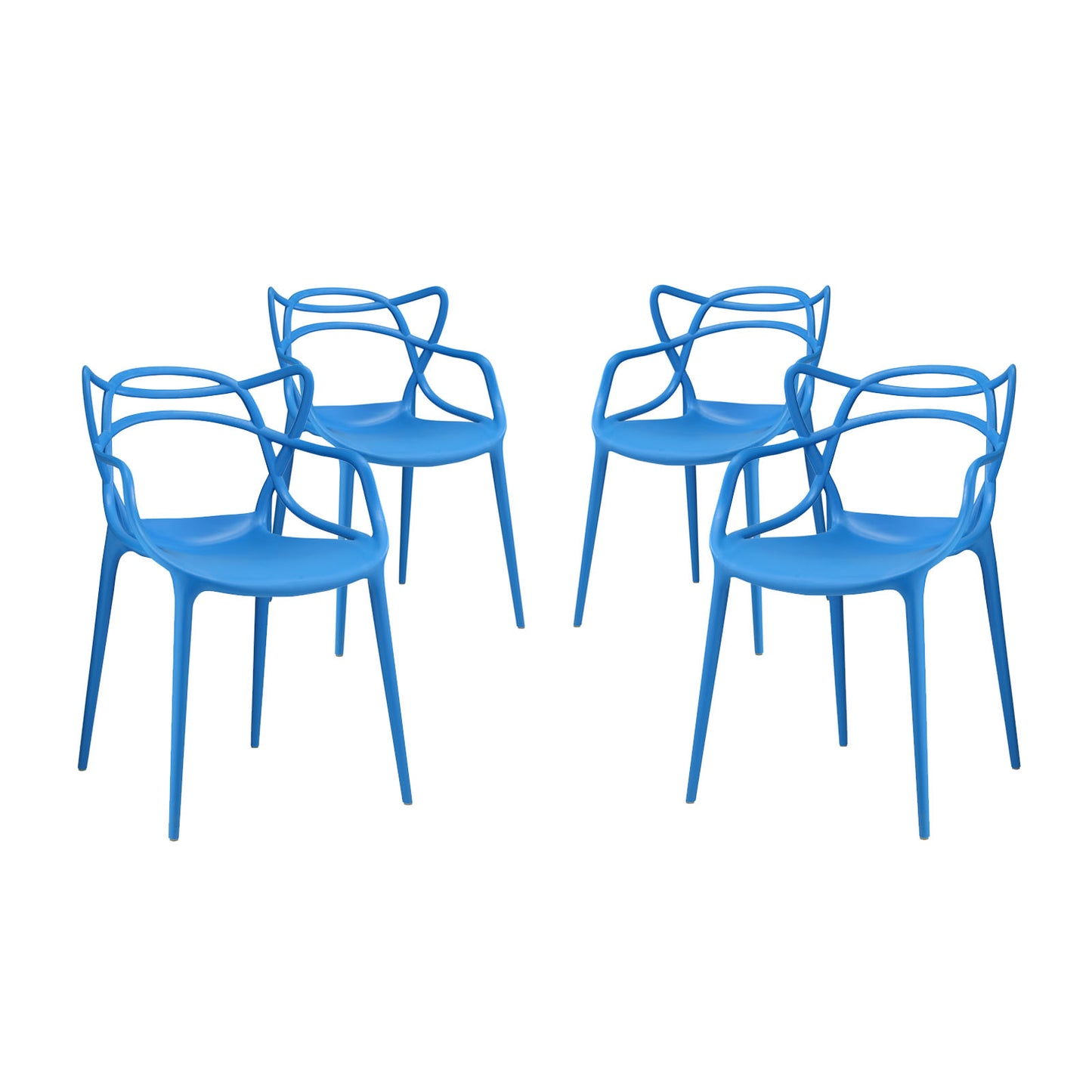 Modway Entangled Dining Set - Set of 4 - EEI-2348 | Dining Chairs | Modishstore - 4