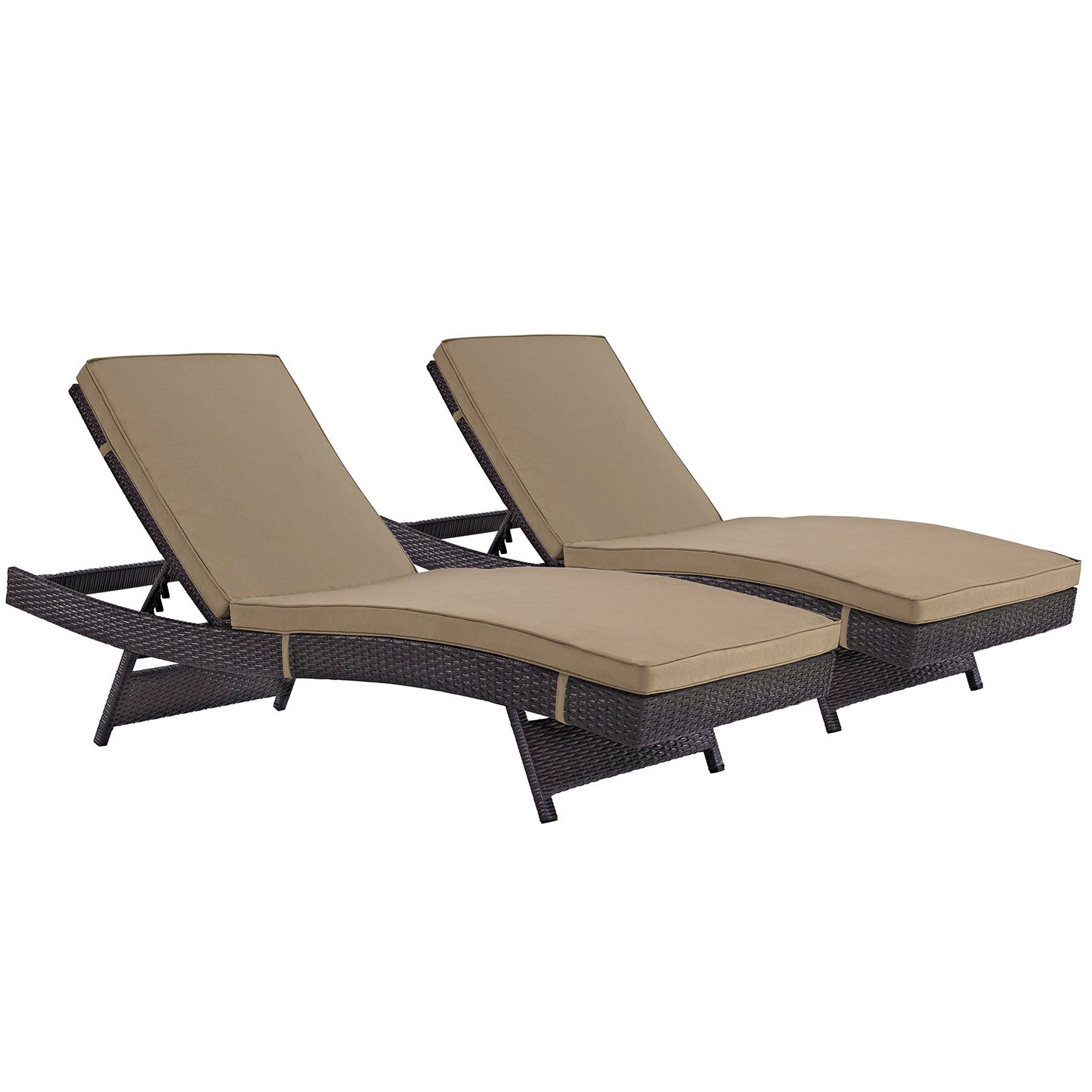 Modway Convene Chaise Outdoor Patio - Set of 2 - EEI-2428 | Outdoor Recliners & Lounge Chairs | Modishstore - 6