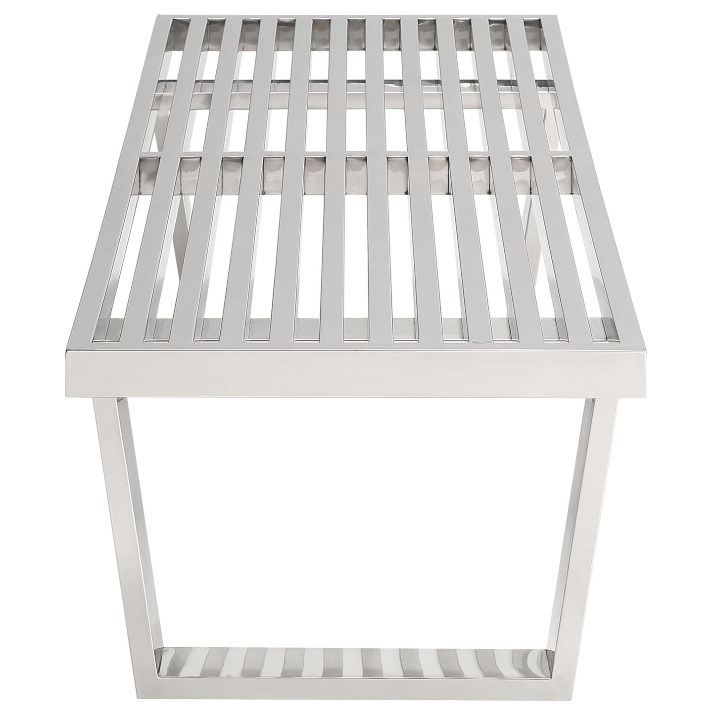 Sauna 4' Stainless Steel Bench By Modway - EEI-247 | Benches | Modishstore - 4