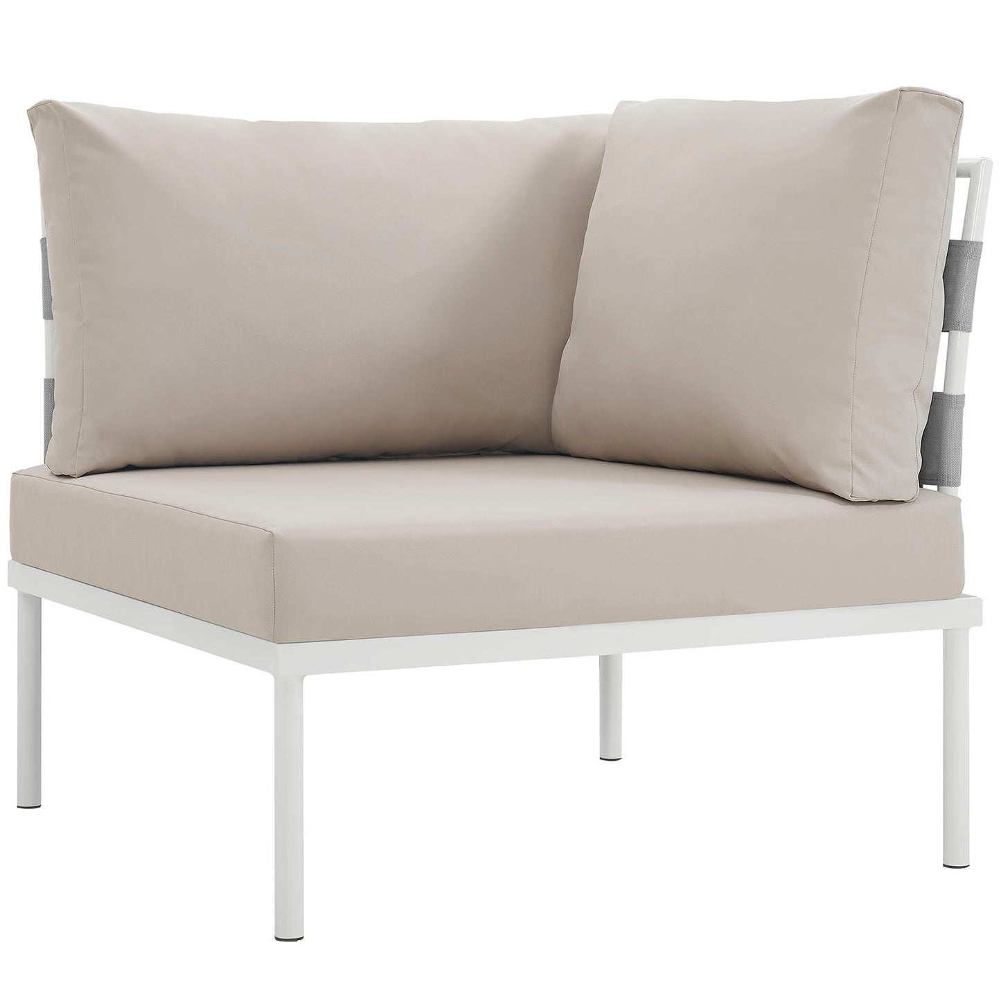 Modway Harmony Outdoor Patio Aluminum Corner Sofa - EEI-2601 | Outdoor Chairs | Modishstore - 4