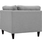 Modway Empress Upholstered Fabric Corner Sofa | Sofas | Modishstore-17