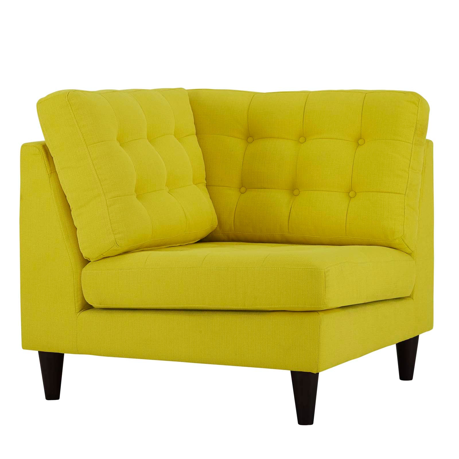 Modway Empress Upholstered Fabric Corner Sofa | Sofas | Modishstore-32