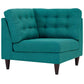 Modway Empress Upholstered Fabric Corner Sofa | Sofas | Modishstore-2