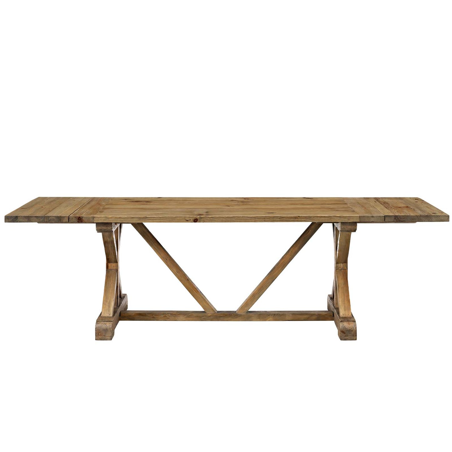 Modway Den Extendable Wood Dining Table - Brown - EEI-2651 | Dining Tables | Modishstore - 4