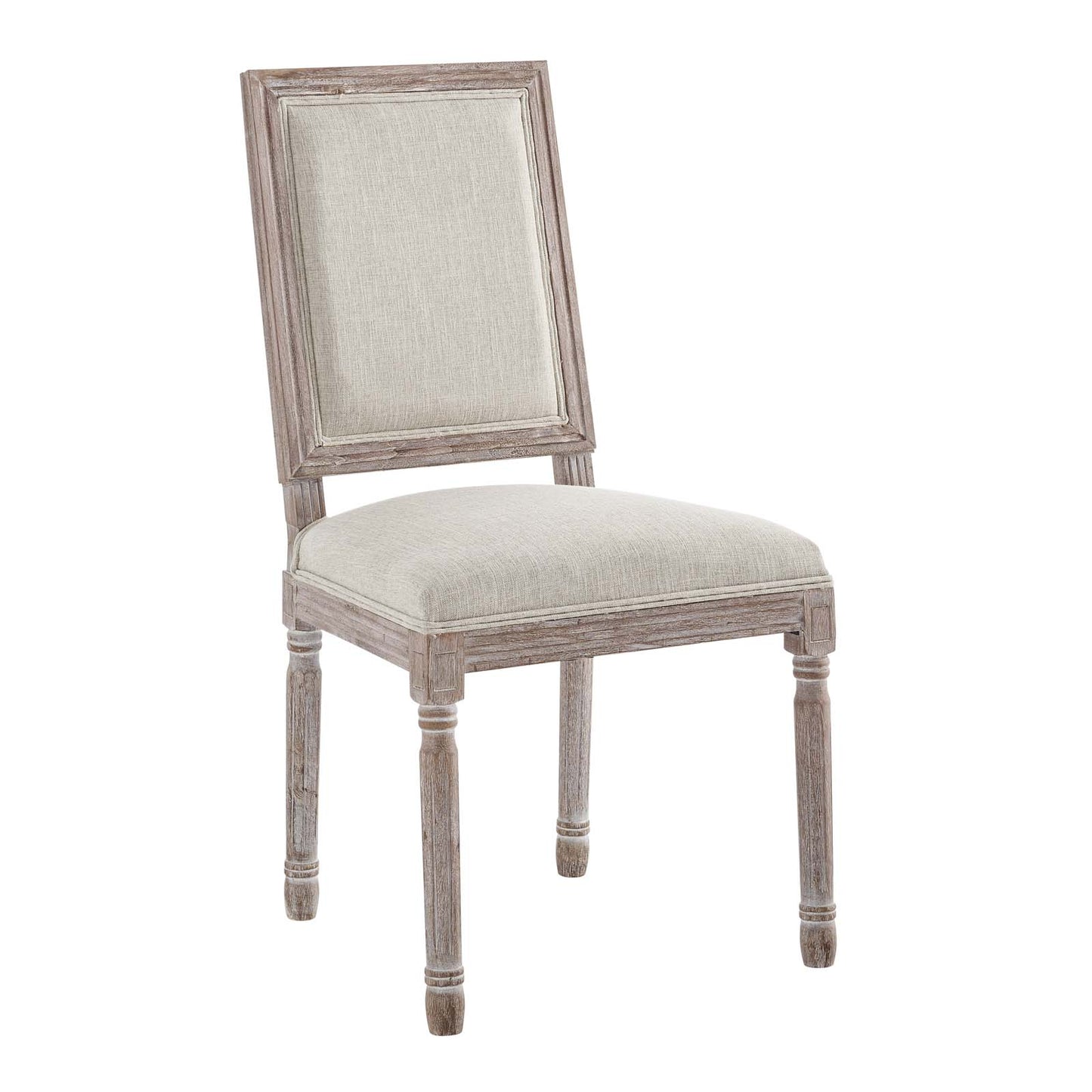 Modway Court Vintage French Upholstered Fabric Dining Side Chair | Dining Chairs | Modishstore-12