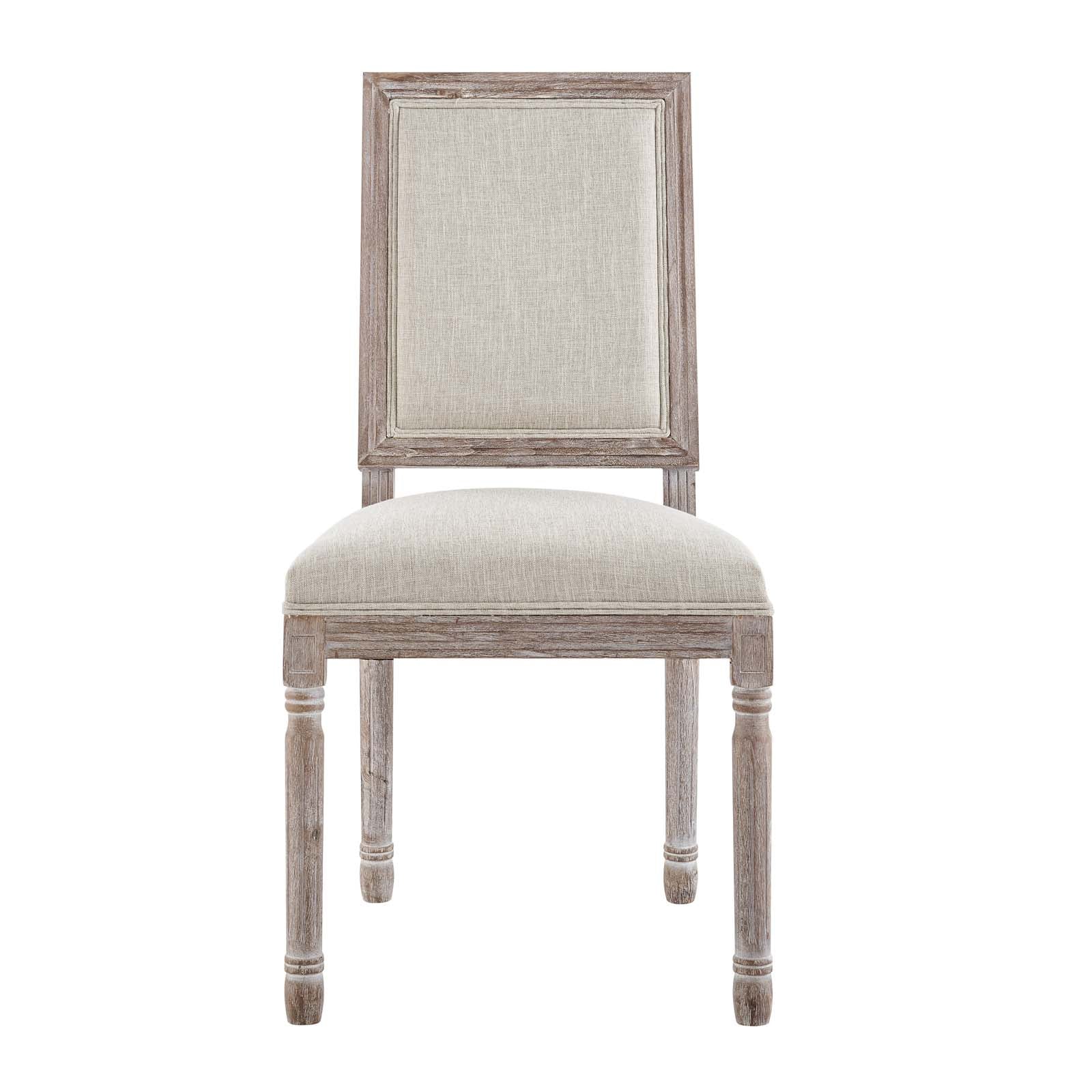 Modway Court Vintage French Upholstered Fabric Dining Side Chair | Dining Chairs | Modishstore-11