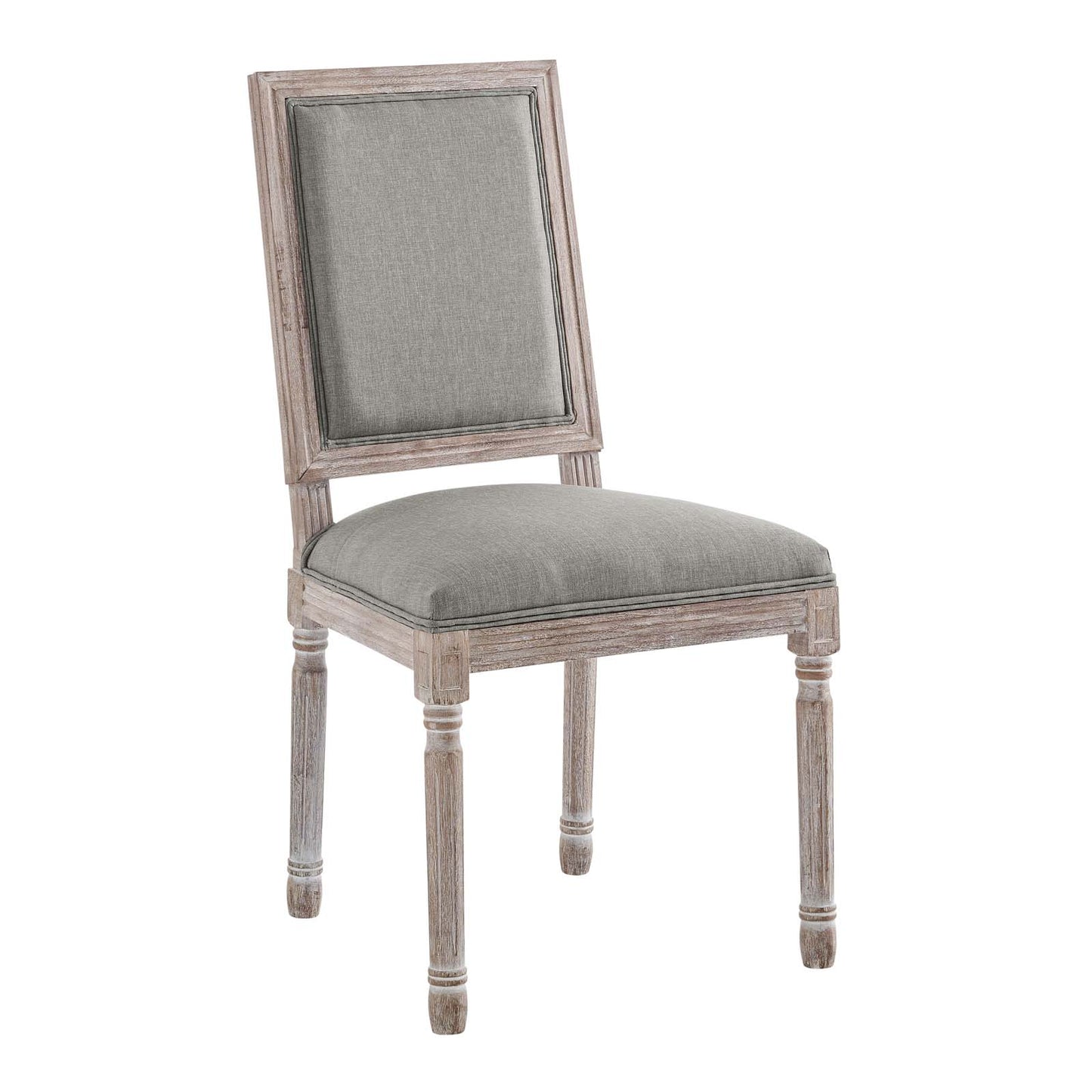 Modway Court Vintage French Upholstered Fabric Dining Side Chair | Dining Chairs | Modishstore-9