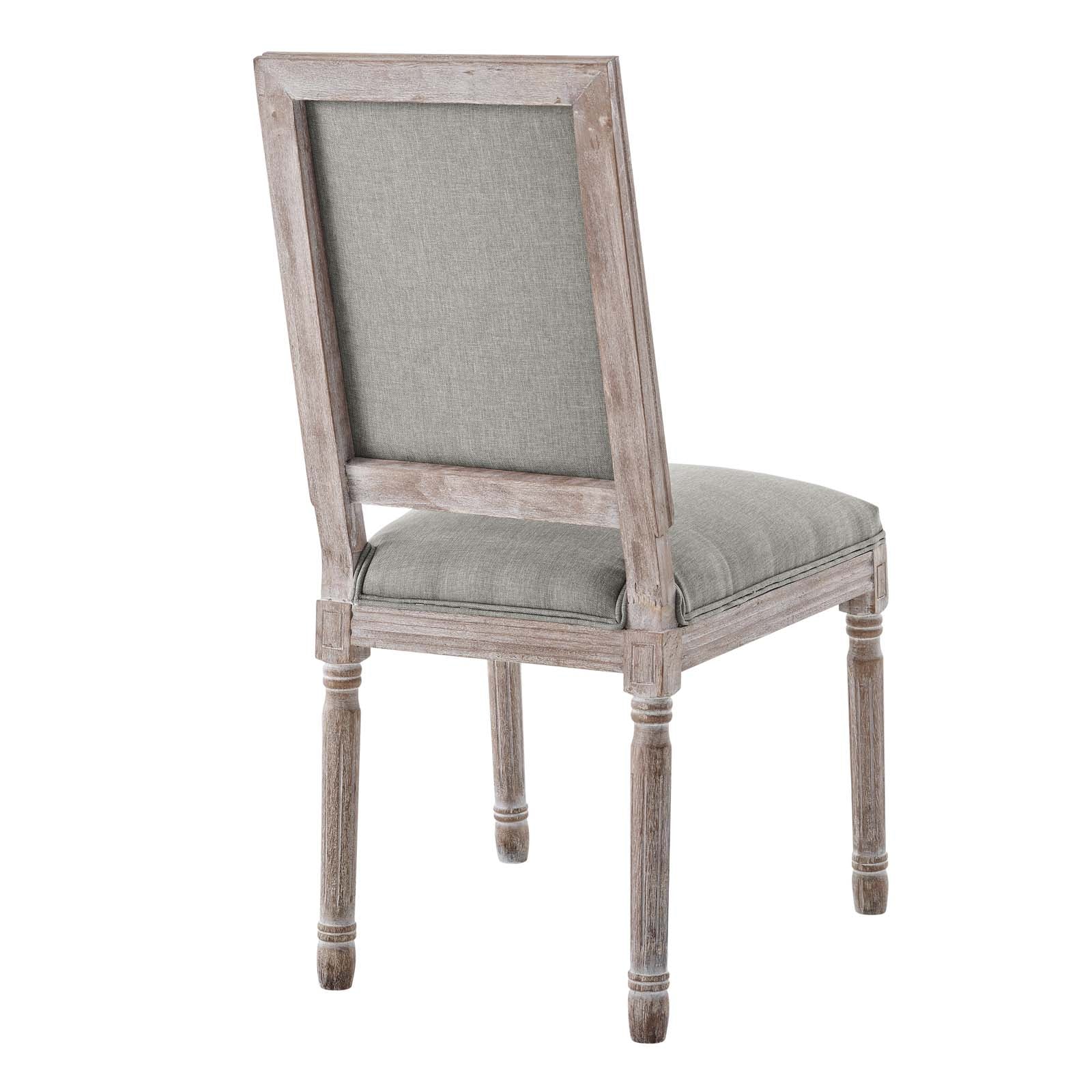 Modway Court Vintage French Upholstered Fabric Dining Side Chair | Dining Chairs | Modishstore-3
