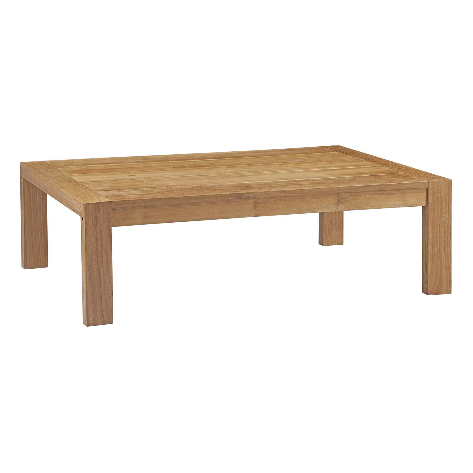 Modway Upland Outdoor Patio Wood Coffee Table | Coffee Tables | Modishstore-2