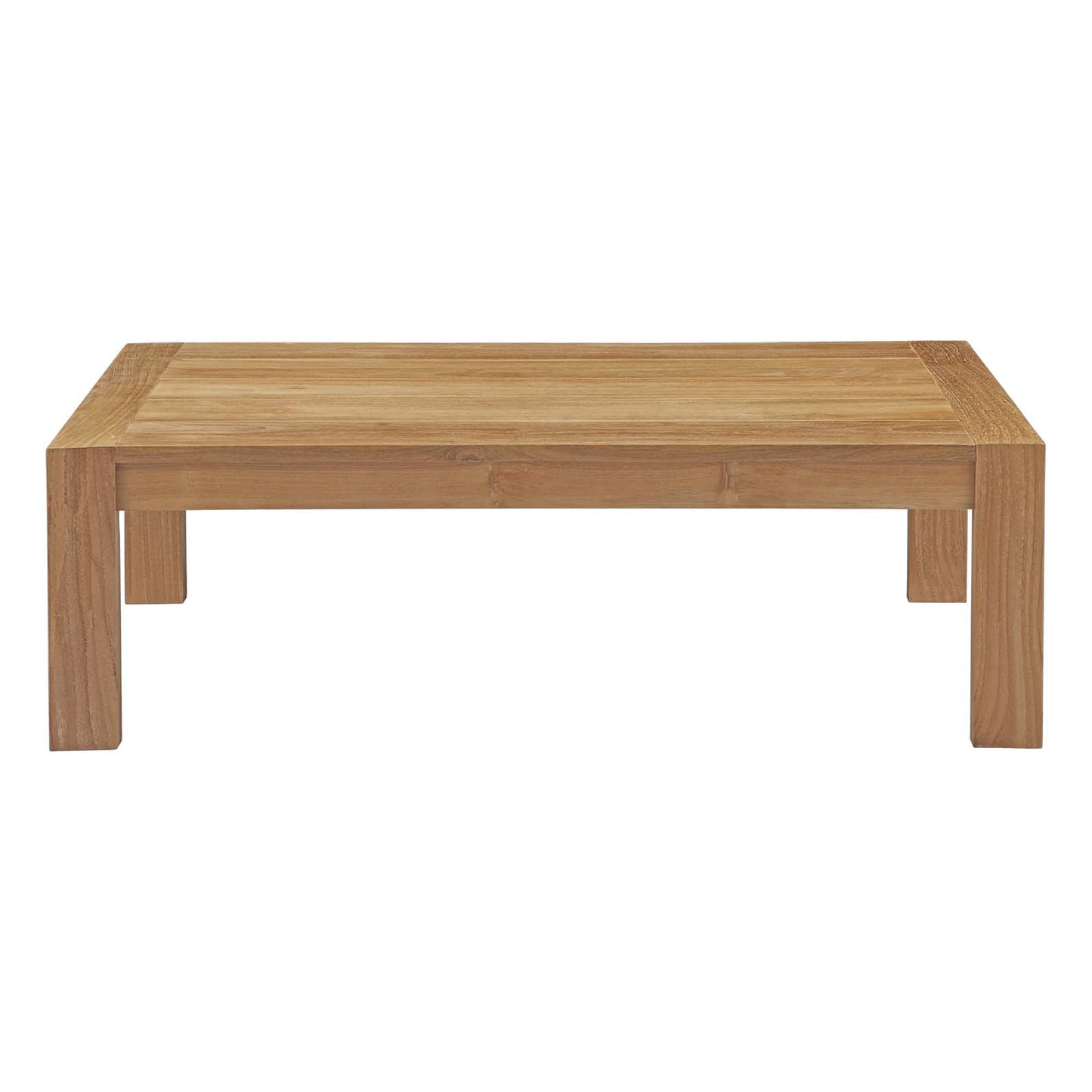 Modway Upland Outdoor Patio Wood Coffee Table | Coffee Tables | Modishstore-3