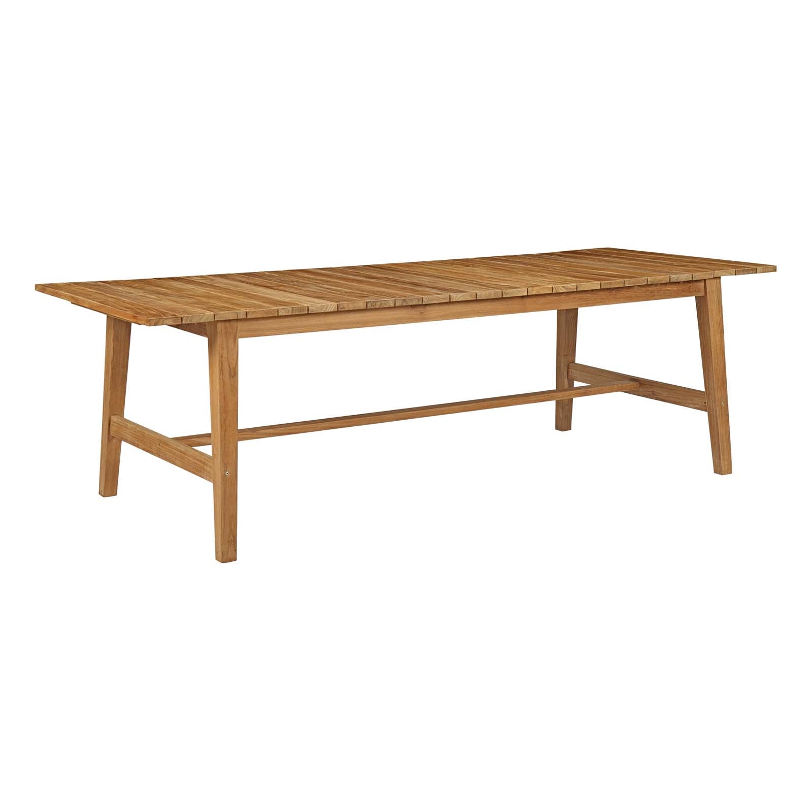 Dorset Outdoor Patio Teak Dining Table By Modway - EEI-2713 | Outdoor Tables | Modishstore - 2