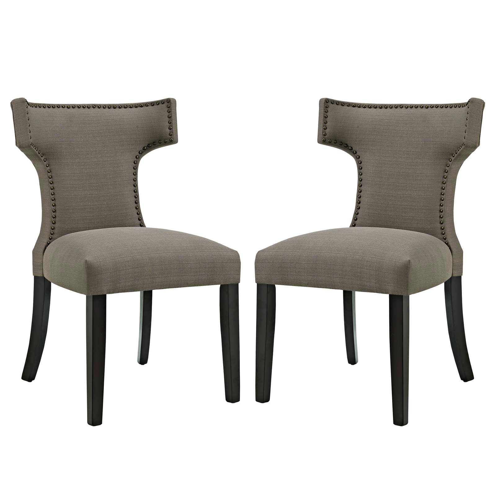 Modway Curve Dining Side Chair Fabric Set of 2 | Dining Chairs | Modishstore-22