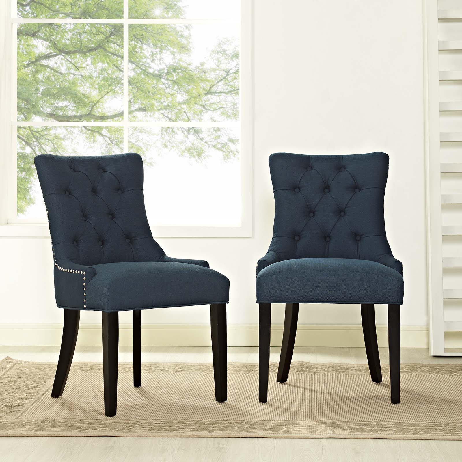 Modway Regent Set of 2 Fabric Dining Side Chair | Dining Chairs | Modishstore-31