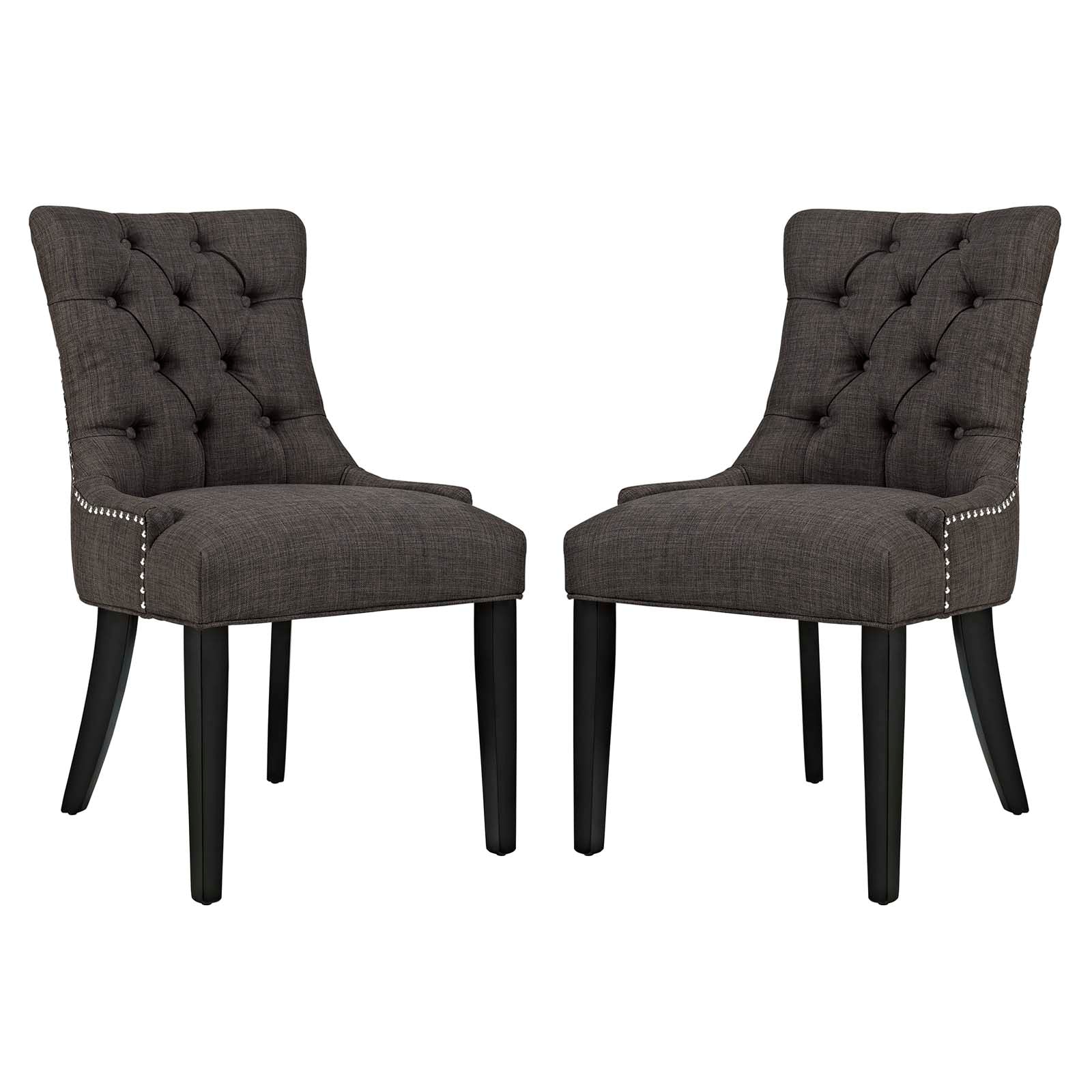 Modway Regent Set of 2 Fabric Dining Side Chair | Dining Chairs | Modishstore-25