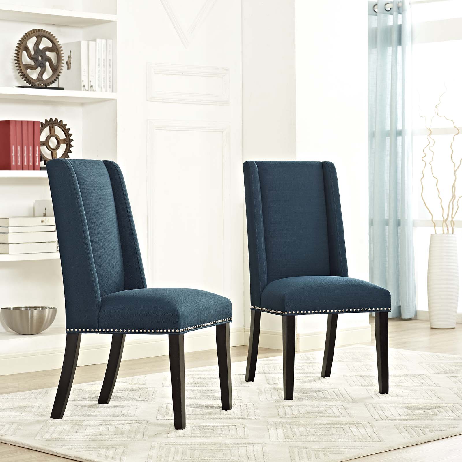 Modway Baron Dining Chair Fabric Set of 2 | Dining Chairs | Modishstore