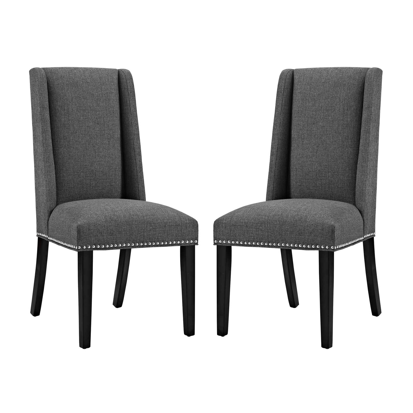 Modway Baron Dining Chair Fabric Set of 2 | Dining Chairs | Modishstore-14