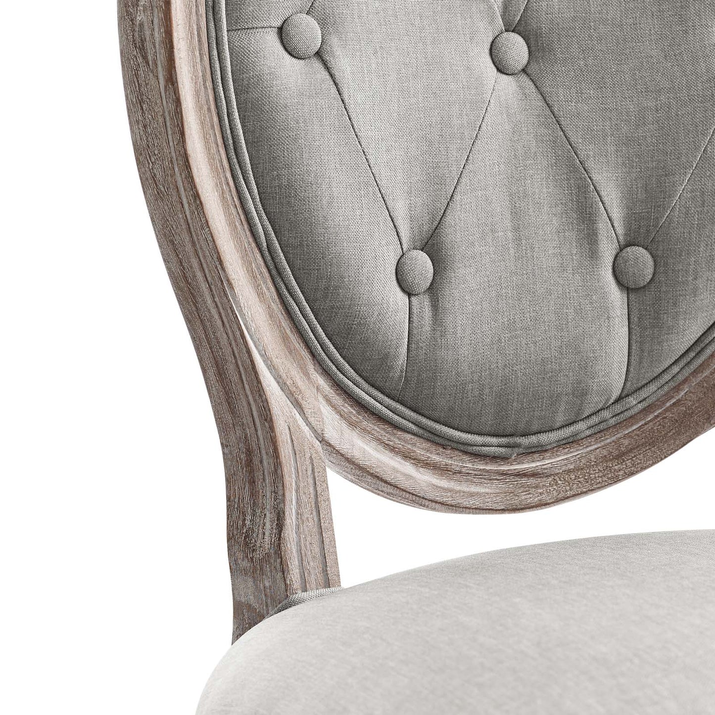 Modway Arise Vintage French Upholstered Fabric Dining Side Chair - EEI-2795 | Dining Chairs | Modishstore - 15