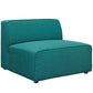 Mingle 7 Piece Upholstered Fabric Sectional Sofa Set by Modway - EEI-2841 | Sofa Set | Modishstore-5