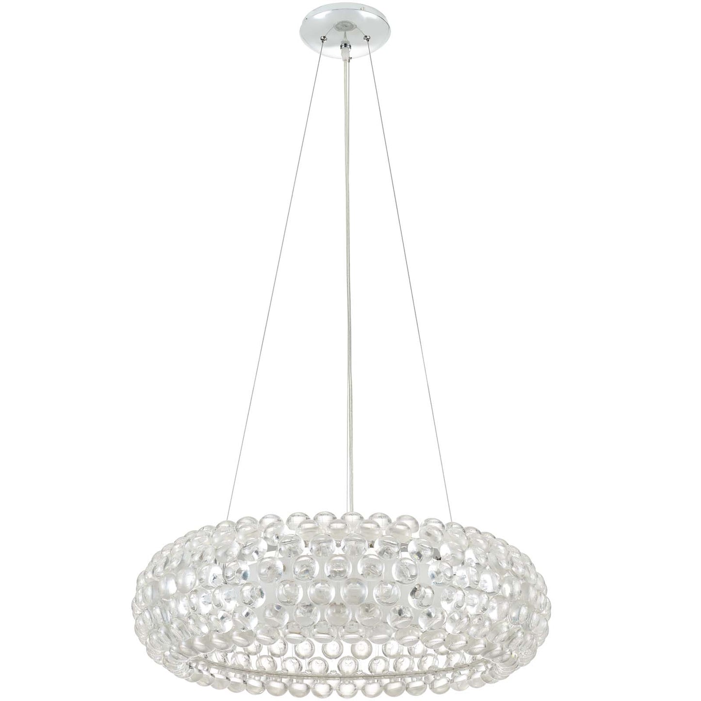 Halo 25” Pendant Chandelier By Modway - EEI-2909 | Chandeliers | Modishstore - 4
