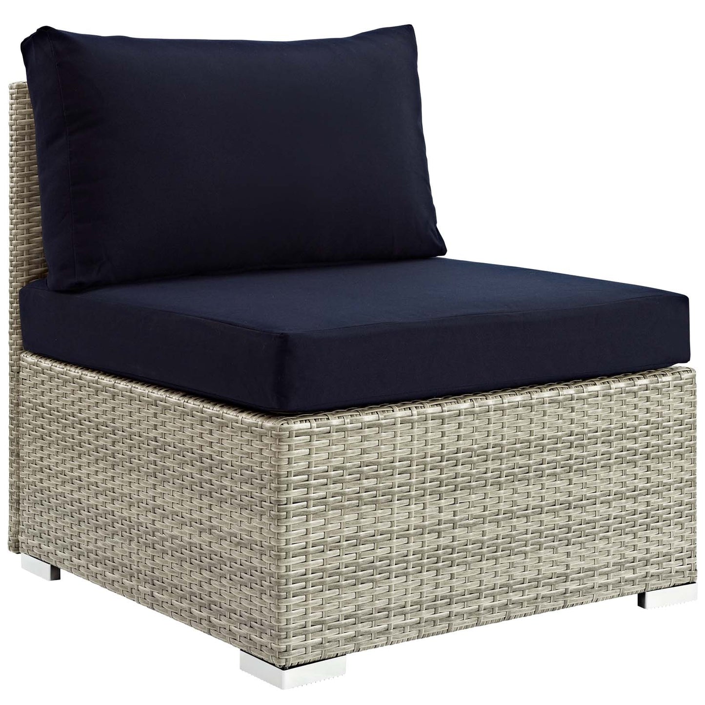 Repose Sunbrella® Fabric Outdoor Patio Armless Chair By Modway - EEI-2959 | Outdoor Chairs | Modishstore - 2