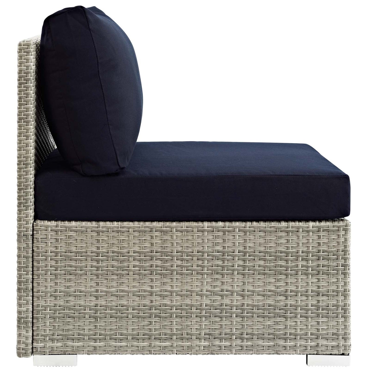 Repose Sunbrella® Fabric Outdoor Patio Armless Chair By Modway - EEI-2959 | Outdoor Chairs | Modishstore - 3