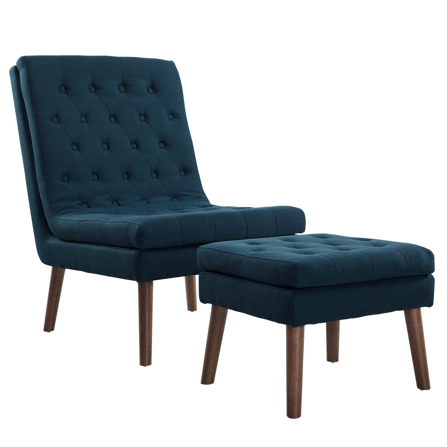 Modway Modify Upholstered Lounge Chair and Ottoman - EEI-2988 | Lounge Chairs | Modishstore - 5
