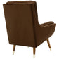 Modway Suggest Button Tufted Upholstered Velvet Lounge Chair | Lounge Chairs | Modishstore-9