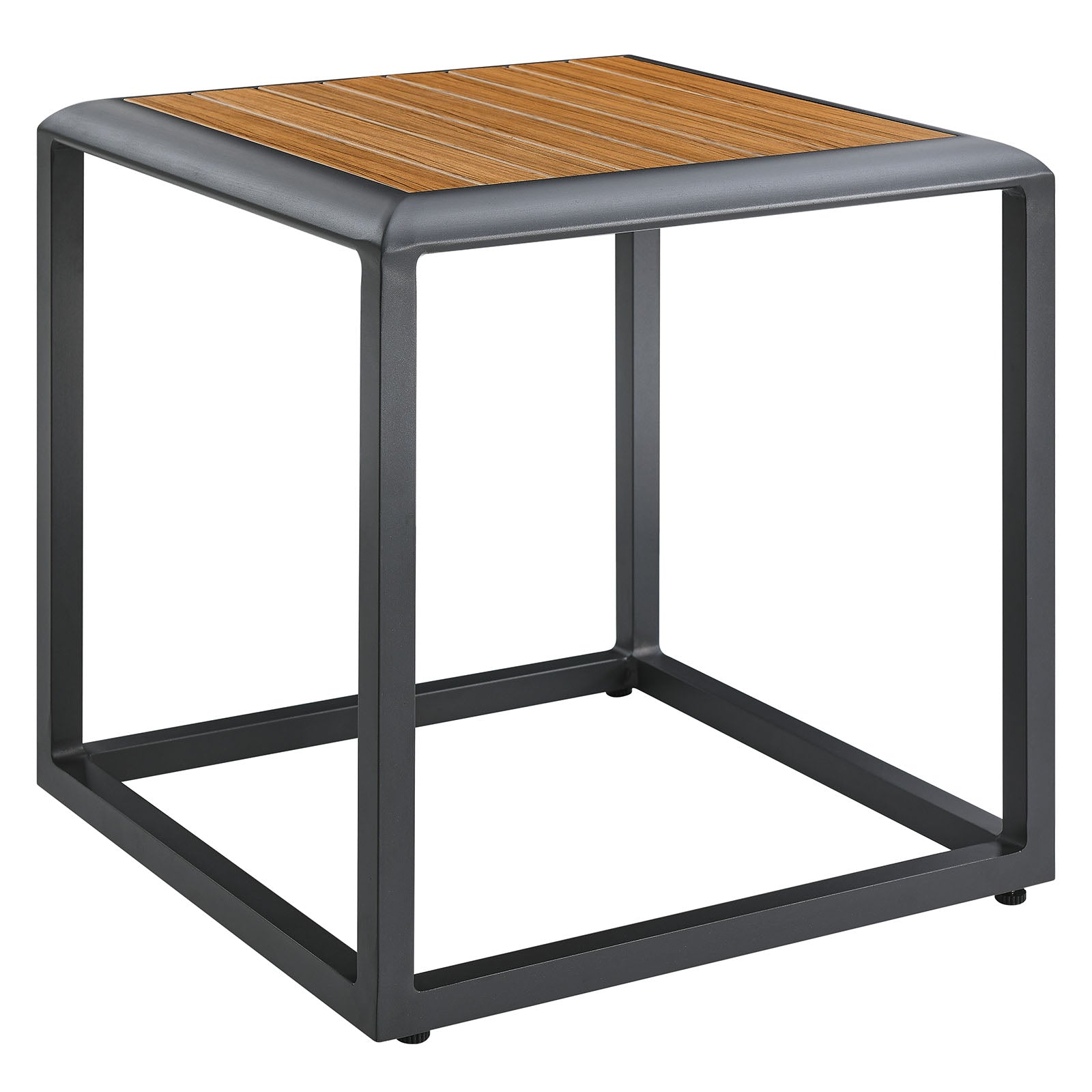 Modway Stance Outdoor Patio Aluminum Side Table | Side Tables | Modishstore-11