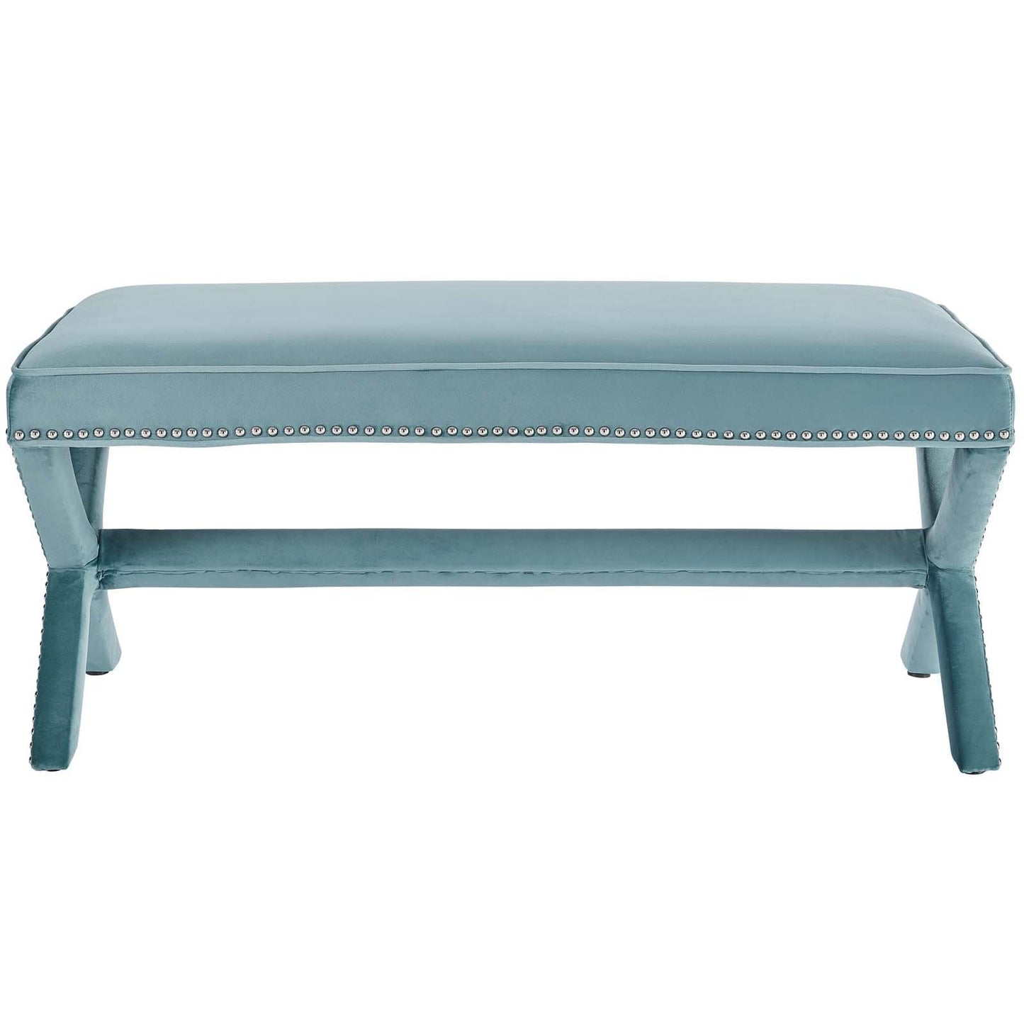 Modway Rivet Upholstered Velvet Bench - EEI-3067 | Benches | Modishstore - 17