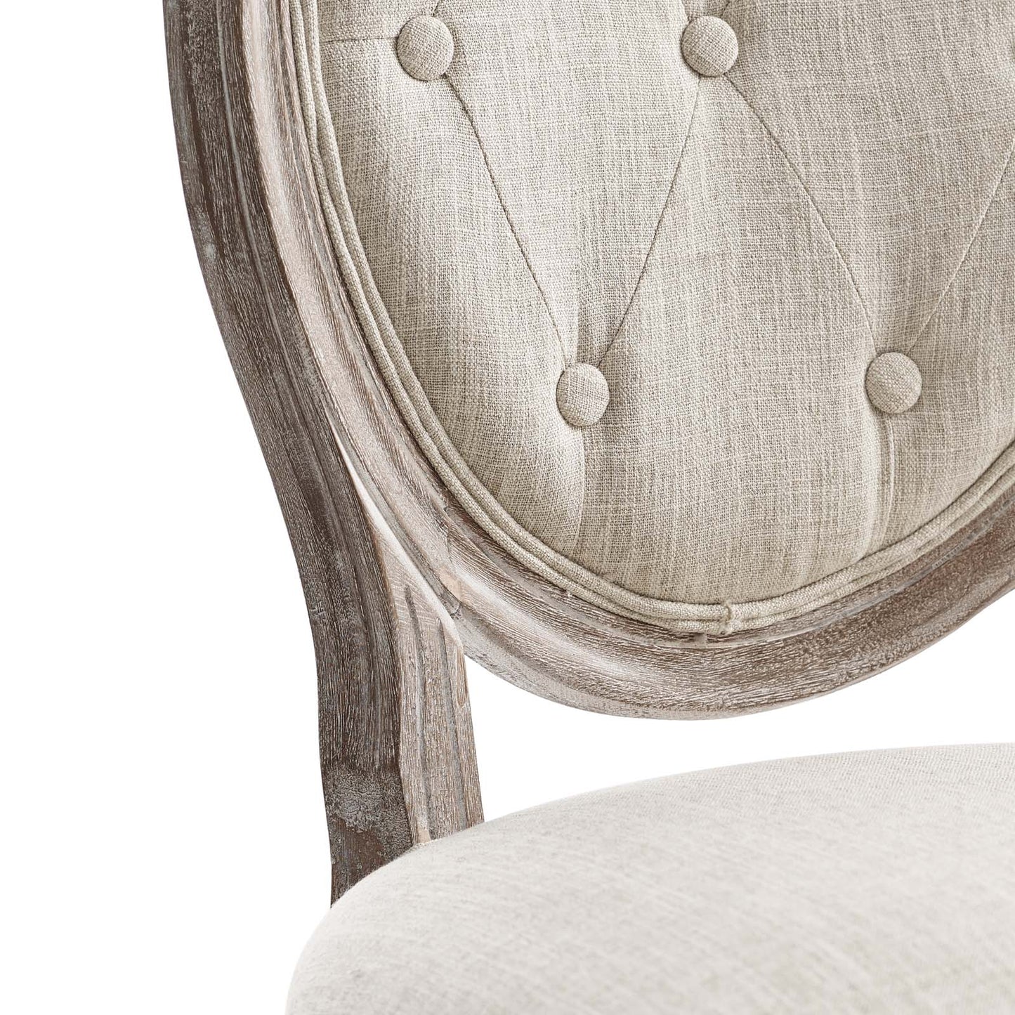 Modway Arise Vintage French Upholstered Fabric Dining Side Chair Set of 2 - EEI-3105 | Dining Chairs | Modishstore - 16