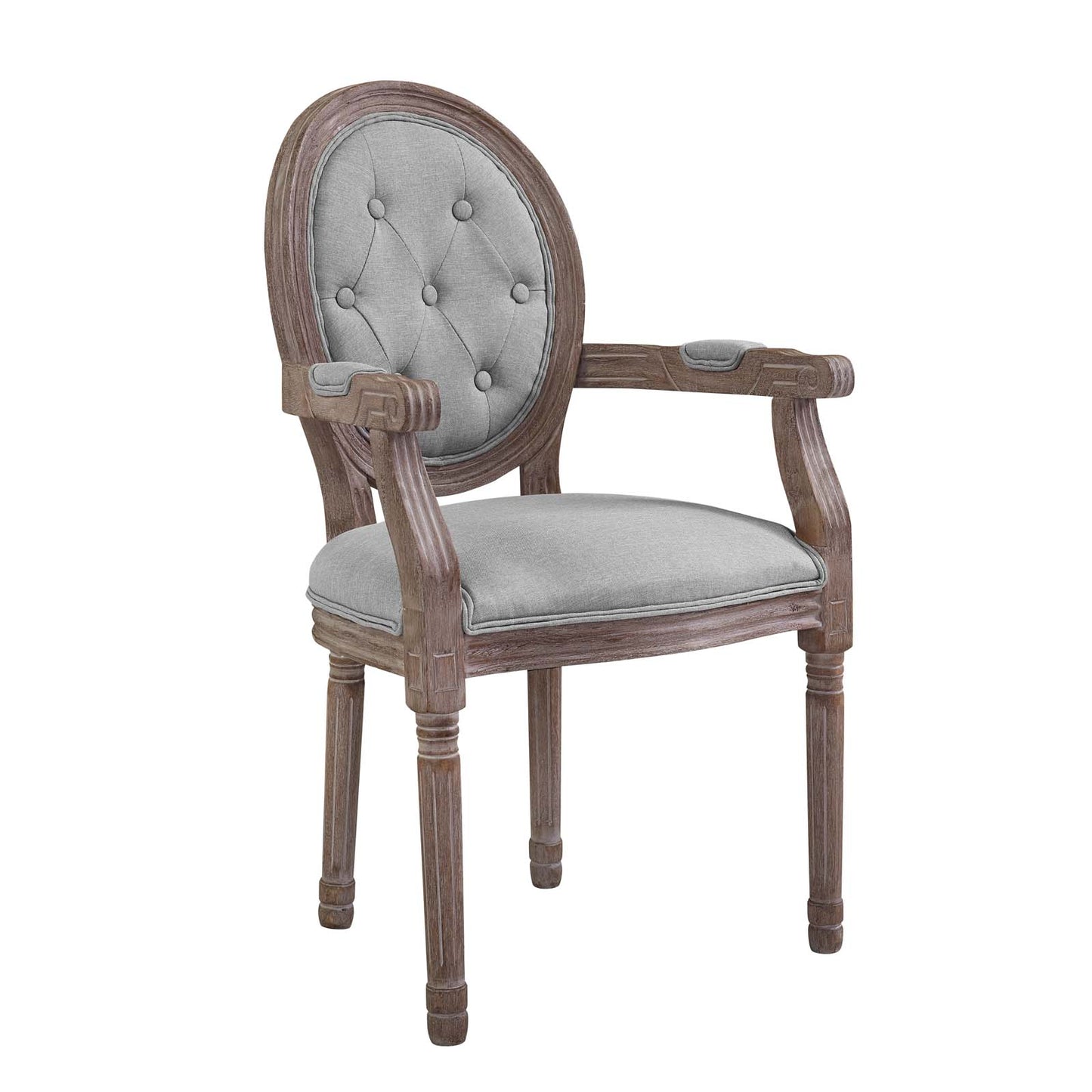 Modway Arise Vintage French Upholstered Fabric Dining Armchair Set of 2 - EEI-3106 | Dining Chairs | Modishstore - 10