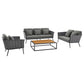 Modway Stance 4 Piece Outdoor Patio Aluminum Sectional Sofa Set-EEI-3161 | Outdoor Sofas, Loveseats & Sectionals | Modishstore-7
