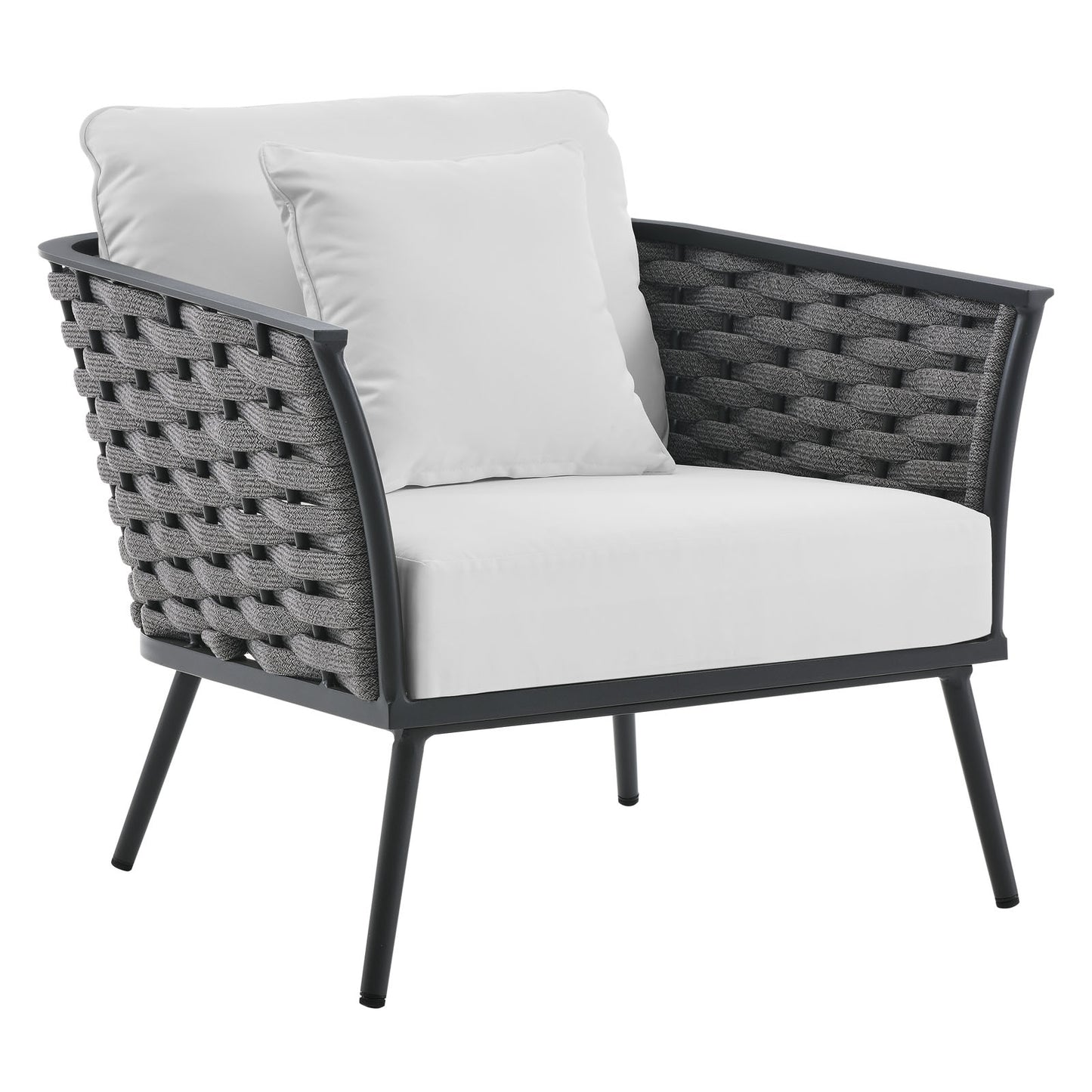 Modway Stance 3 Piece Outdoor Patio Aluminum Sectional Sofa Set - EEI-3163 | Outdoor Sofas, Loveseats & Sectionals | Modishstore - 34